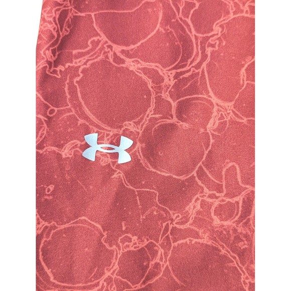 Under Armour Womens Heatgear Compression Capri Print Leggings Activewear Medium - Picture 5 of 6
